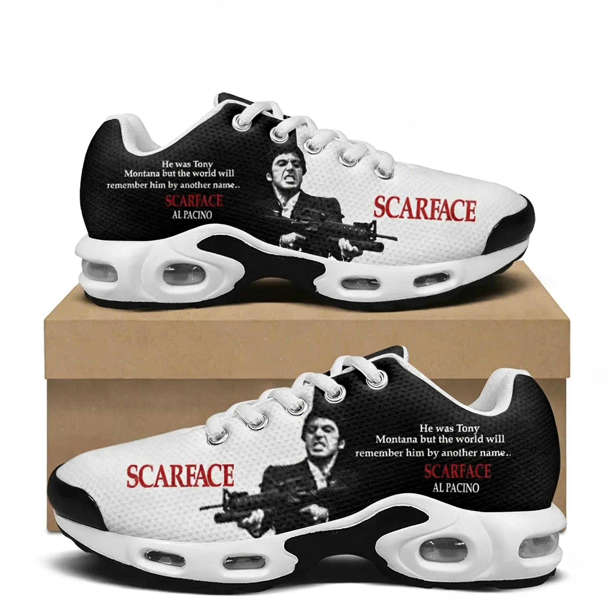 Running Gear Ladies - รองเท้าผ้าใบ Scarface Air Cushion รุ่นฮิตจากภาพยนตร์เรื่อง Tony