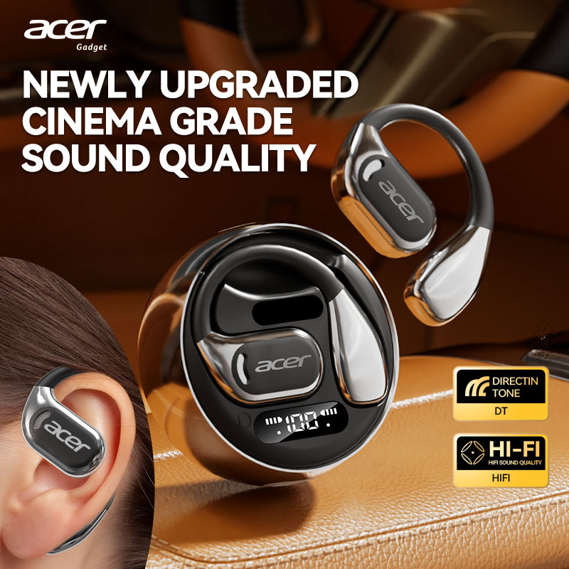 Earphone Sport Hook - 【Acer 510】หูฟังไร้สาย Ows พร้อมดีไซน์แบบเกี่ยวหู, หูฟังบลูทูธ, สวมใส่สบาย,