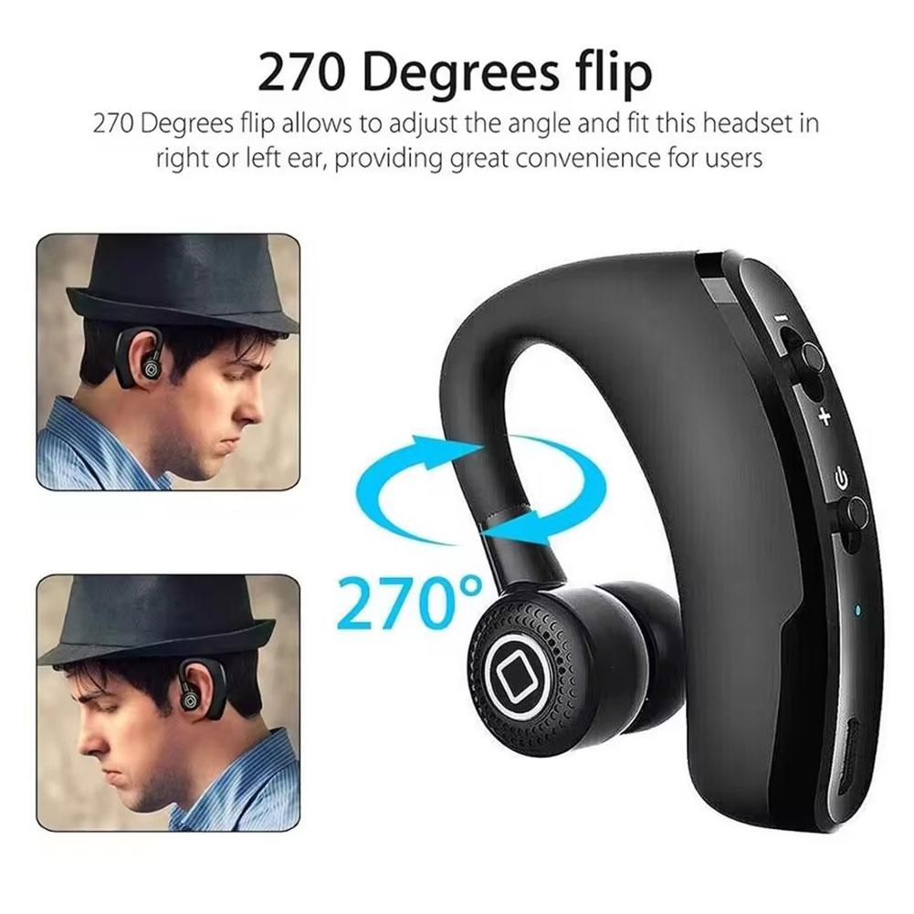 Earphone Sport Hook - หูฟังบลูทูธไร้สายแบบคล้องหู รุ่น Single Ear Bluetooth 5.5