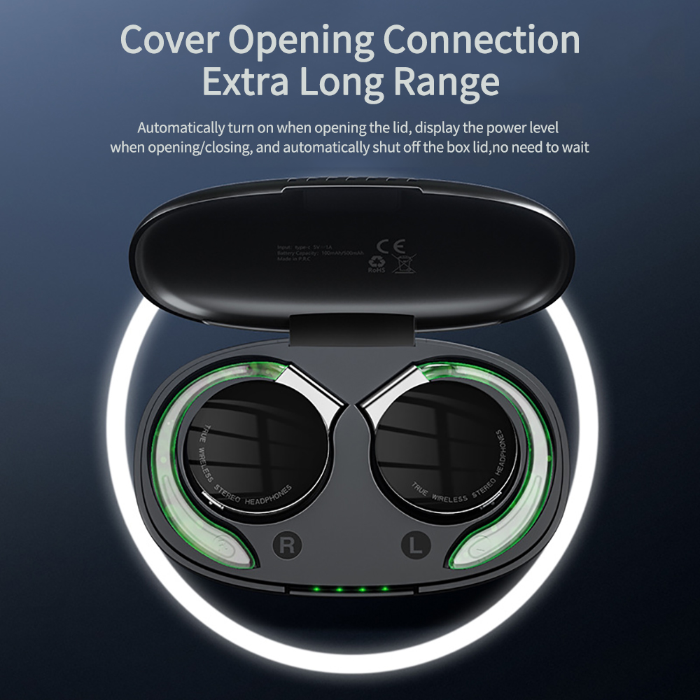 F2 หูฟัง TWS พร้อมไมโครโฟนหูฟั - Earphone Sport Hook บทวิจารณ์และราคา
