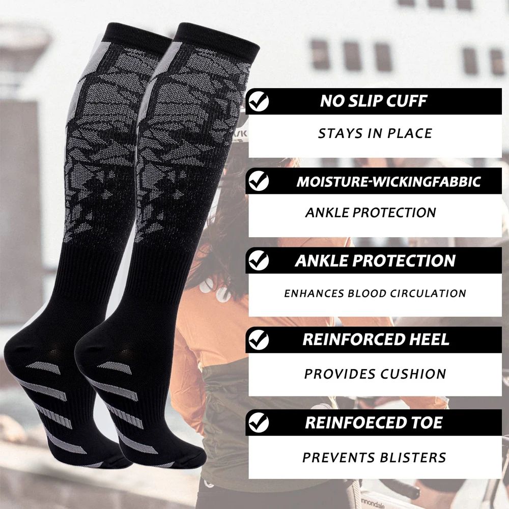 WRELS 1/2/3 คู่ถุงเท้าการบีบอั - Anti Blister Sock บทวิจารณ์และราคา