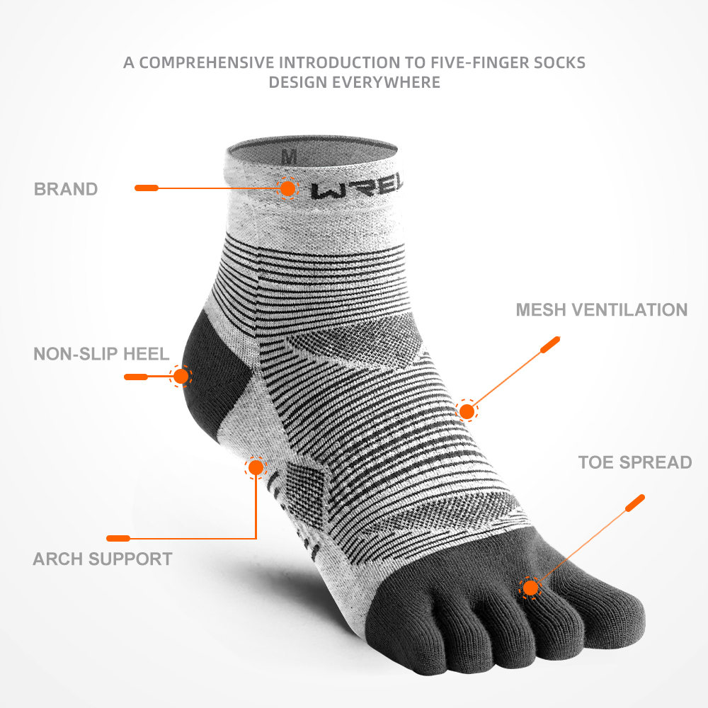 ถุงเท้า WRELS 1/3 คู่ ถุงเท้าห - Anti Blister Sock บทวิจารณ์และราคา
