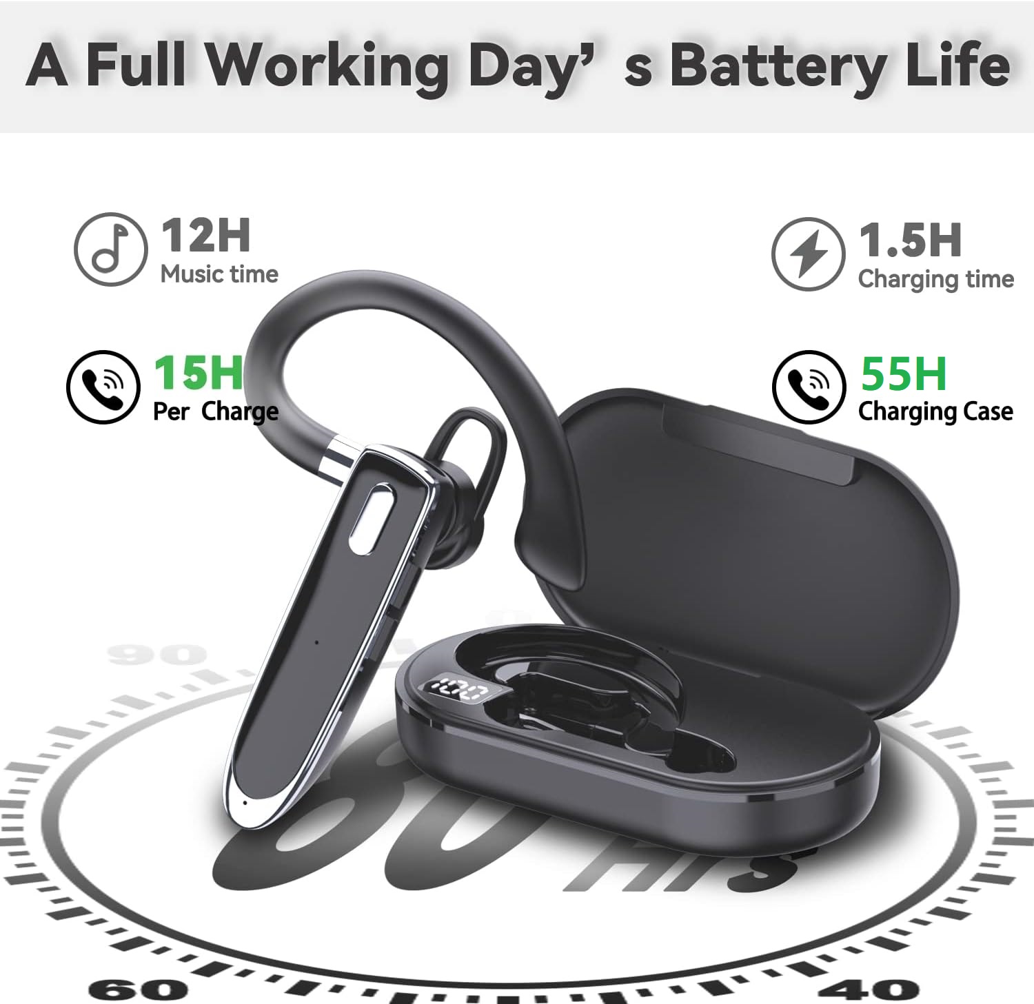 ใหม่บลูทูธ V6.1 ไดรฟ์หูฟังไร้ส - Earphone Sport Hook บทวิจารณ์และราคา