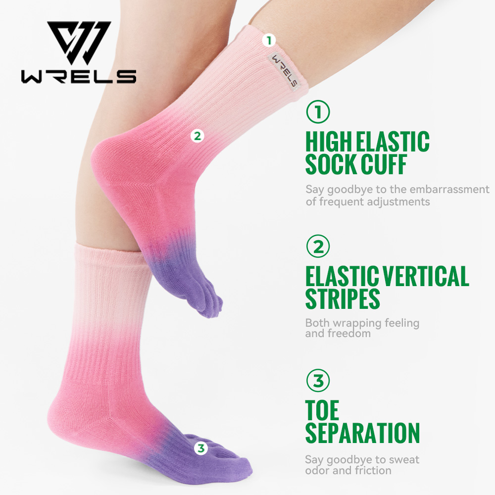 ถุงเท้าห้านิ้ว WRELS ผ้าฝ้าย ส - Anti Blister Sock บทวิจารณ์และราคา